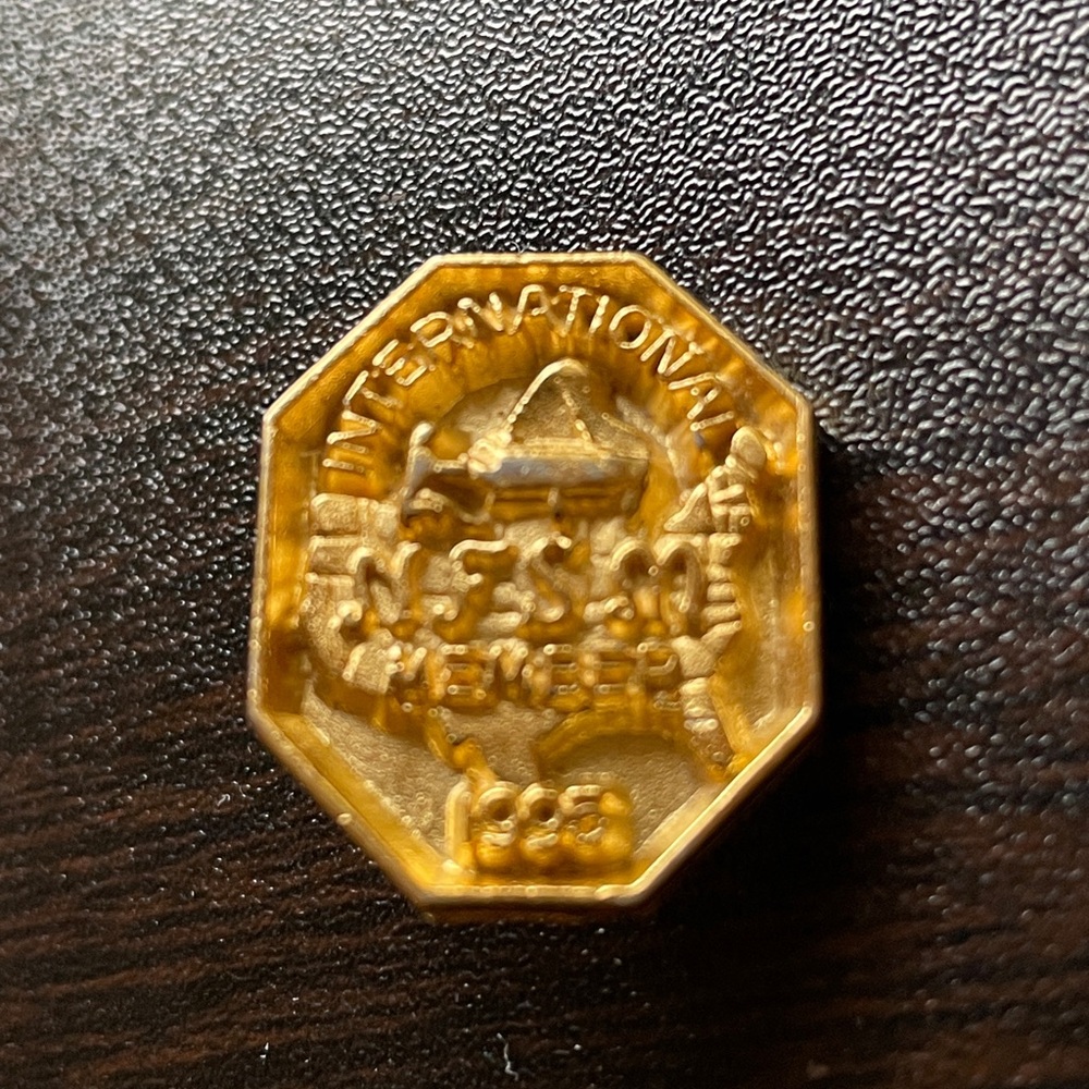 International NFSM National Fraternity Student Musicians 1995 Member Brooch Pin